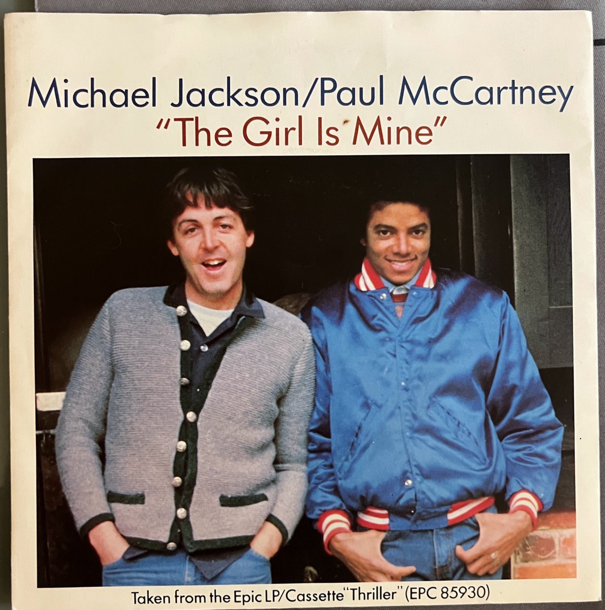 PREMELHE's tweet photo. 📀 When two legends argue… but the real winner is the music 🎶
“The Girl Is Mine” — an iconic collab that proved pop and rock can be best friends. ✌️🔥
#MichaelJackson #PaulMcCartney #Thriller #VinylCollectors #80sMusic #MusicLegends #PopHistory #TheGirlIsMine #IconicCollab https://t.co/oY4Ag4wAiE