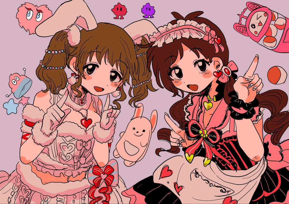 愛梨ちゃんとあかりちゃん❣️