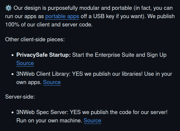 Sean O'Brien (@profdiggity) on Twitter photo Our <a href="/GetPrivacySafe/">PrivacySafe</a> apps solve this by *actually* being federated + allowing you to deploy your own 100% #OpenSource, #FreeSoftware server😎 Our <a href="/GetPrivacySafe/">PrivacySafe</a> apps solve this by *actually* being federated + allowing you to deploy your own 100% #OpenSource, #FreeSoftware server😎