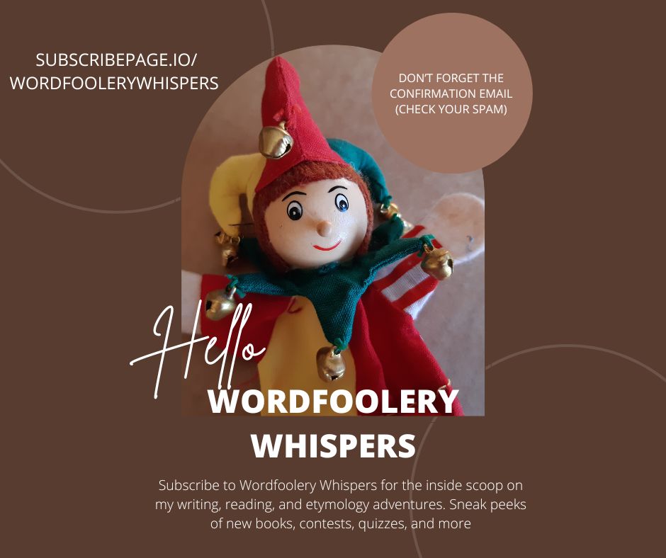 Wordfoolery Whispers is my monthly newsletter packed with #etymology facts, history visits, writer life, and bookish chat. If you like unusual words, history or books it could be for you. 
subscribepage.io/wordfoolerywhi… and remember the confirmation email.
