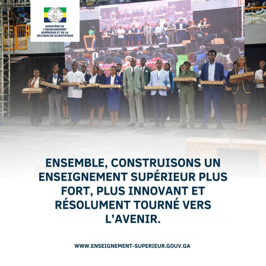 #1Programme1Etudiant💻 l
Le Programme Présidentiel « Un Étudiant, Un Ordinateur » illustre avec force la vision du Président  <a href="/oliguinguema/">Brice Clotaire Oligui Nguema</a>, en faveur d’un enseignement supérieur moderne, inclusif et connecté aux exigences du monde actuel.
