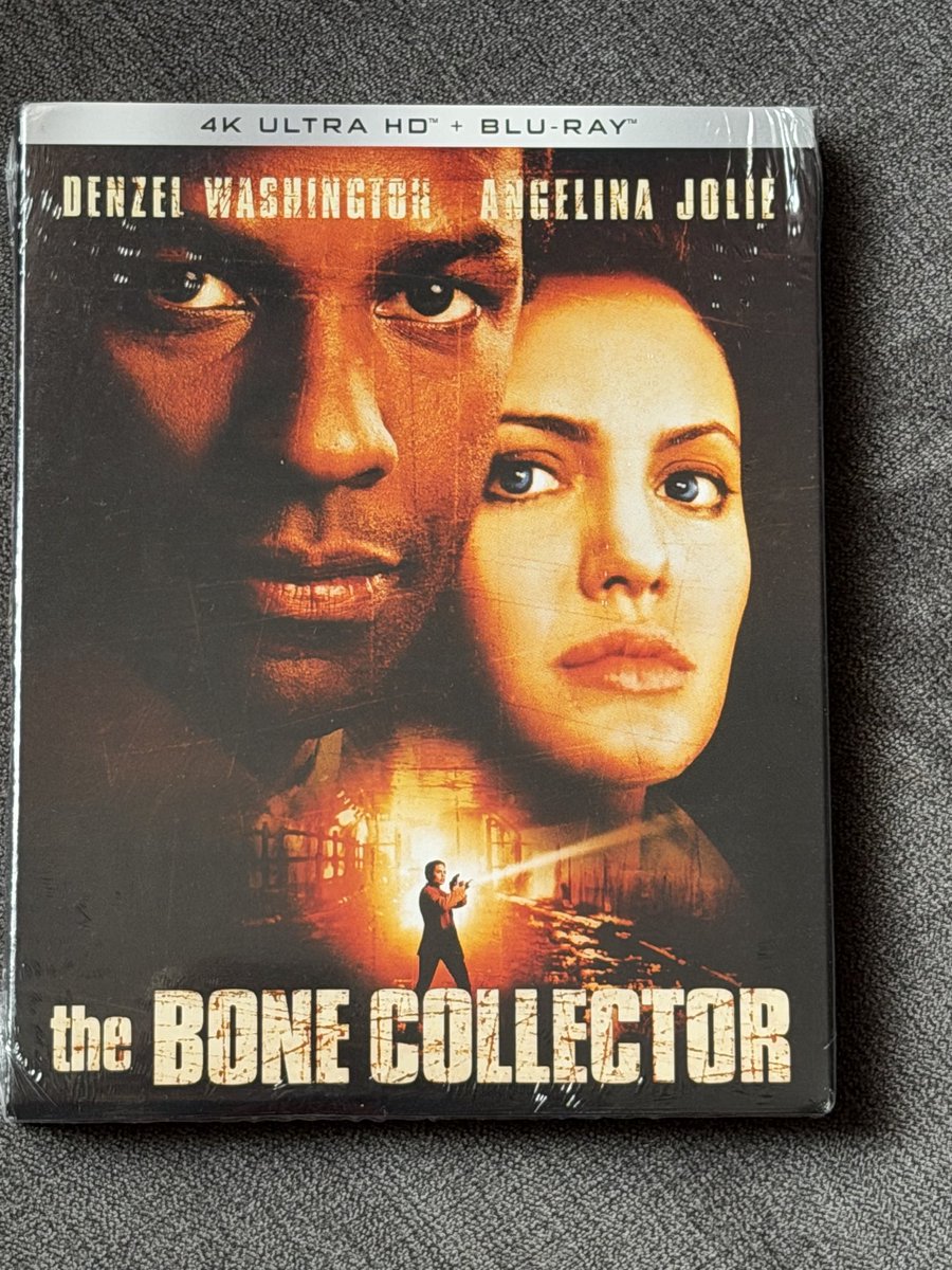Another new 4k for the collection. The excellent bone collector 👌👍<a href="/KinoLorber/">Kino Lorber</a> #4KUltraHD #PhysicalMedia