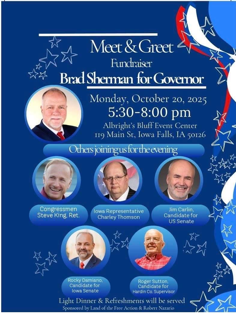 Join us tonight in Iowa Falls!