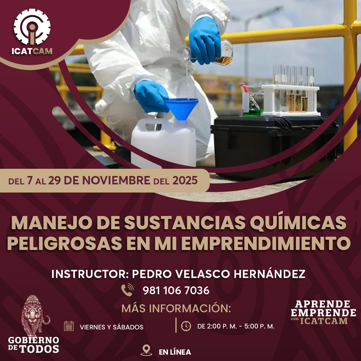 ¡Inscríbete al curso de nuestra #CoordinaciónDeEmprendimiento que más te guste! 
En cada imagen podrás encontrar toda la información necesaria para inscribirte.
Recuerda que damos inicio en noviembre
<a href="/LaydaSansores/">Layda Sansores</a> <a href="/estebanyammx/">Esteban Yam</a> 
#GobiernoDeTodos | #AprendeEmprendeConICATCAM