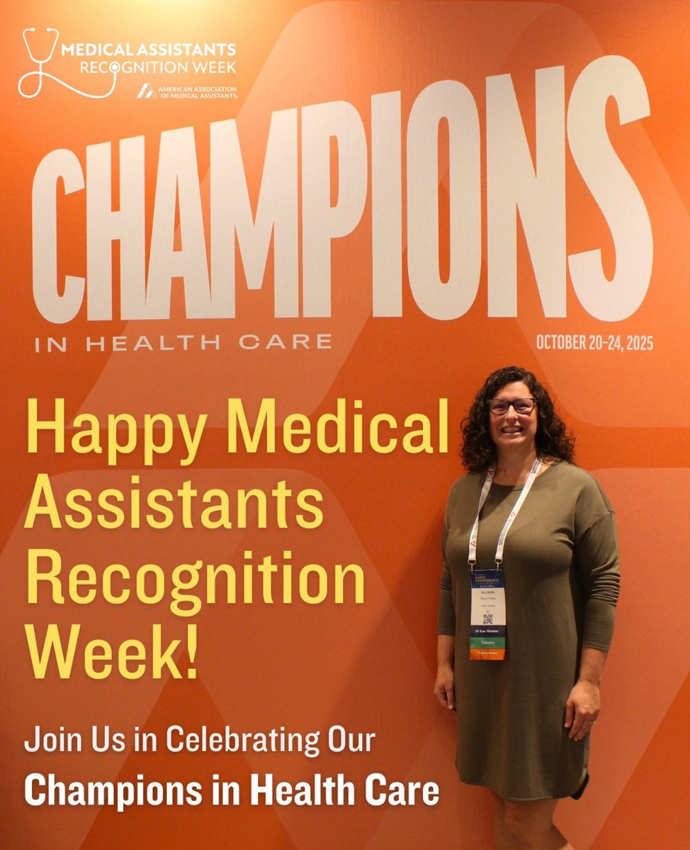 Welcome to #MARWeek! This week, we celebrate medical assistants and the irreplaceable impact that they have on our community and patients. How will you celebrate Medical Assistant Recognition week? 🧡🩺🏥 <a href="/AAMAOfficial/">AAMA</a> #MARWeek2025 #FASDNPN