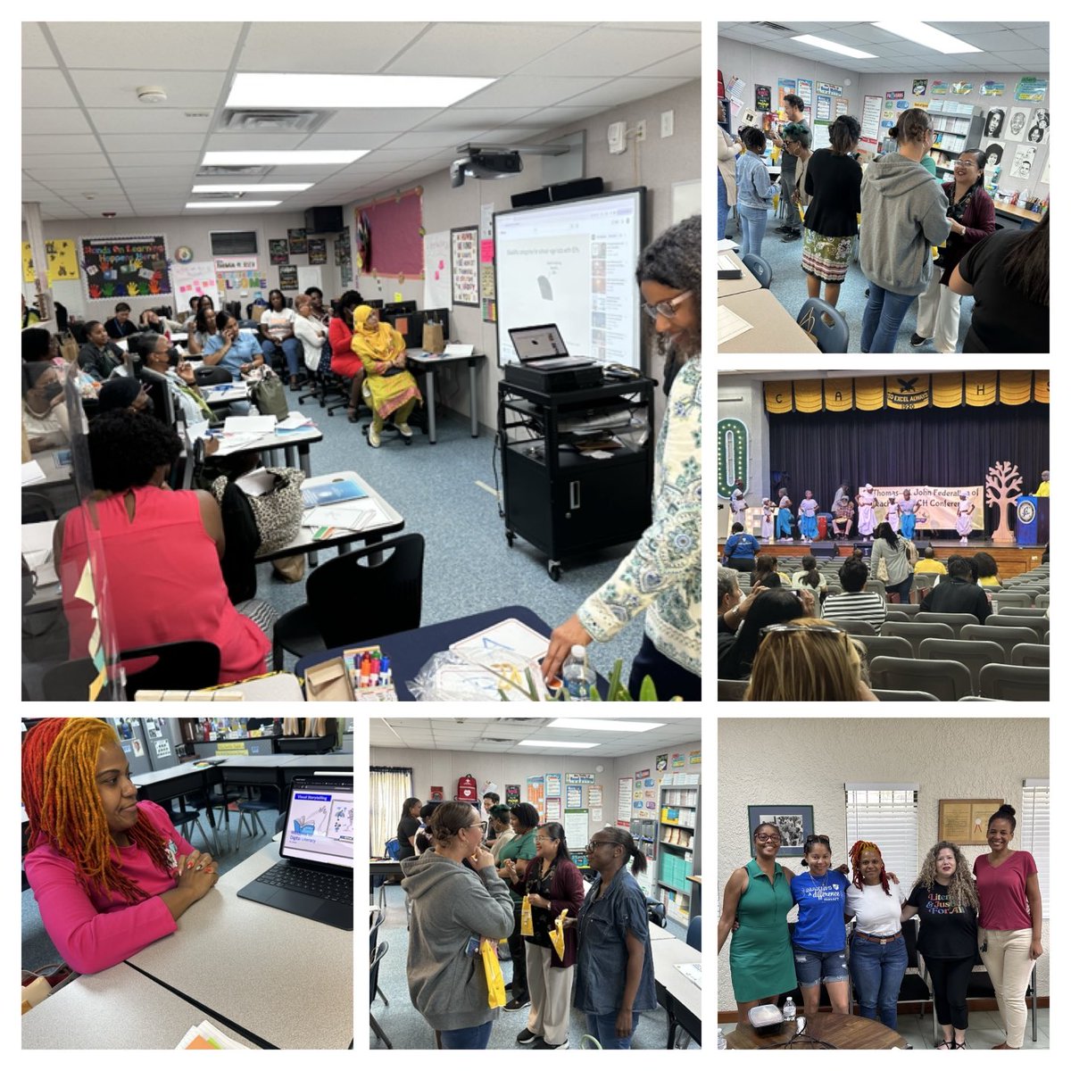 SarahElwellDC's tweet image. Inspiring TEACH conference ⁦@aftlocal1825⁩ @AFTteach⁩ sessions and cadre meeting created a spark, building on capacity &amp;amp; talents of our amazing/dynamic USVI members. We are recommitting to #RealSolutions such as #ProfessionalLearning &amp;amp; its power to engage and mobilize