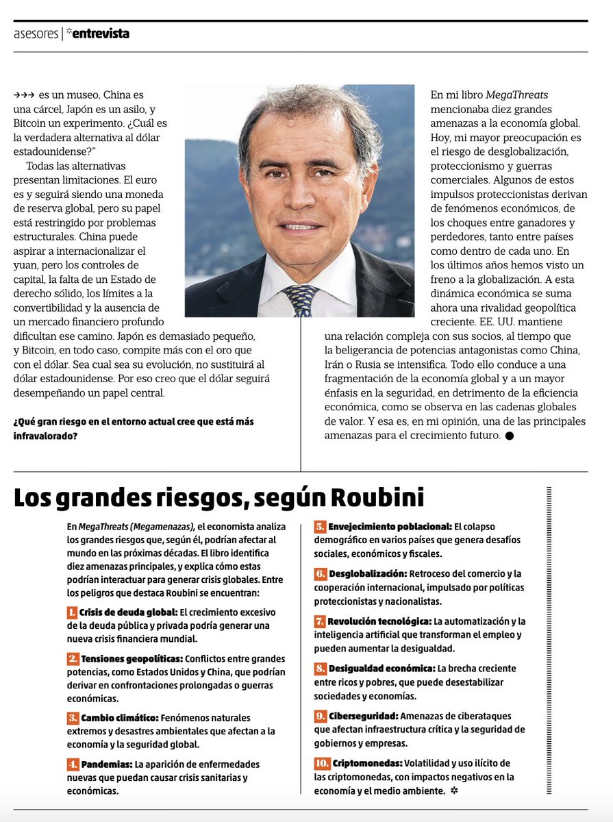 Luis Torras (@torrasluis) on Twitter photo Comparto mi reciente entrevista para la revista <a href="/efpa_es/">EFPA España</a> al prof. Roubini sobre los riesgos del panorama financiero global. Comparto mi reciente entrevista para la revista <a href="/efpa_es/">EFPA España</a> al prof. Roubini sobre los riesgos del panorama financiero global.