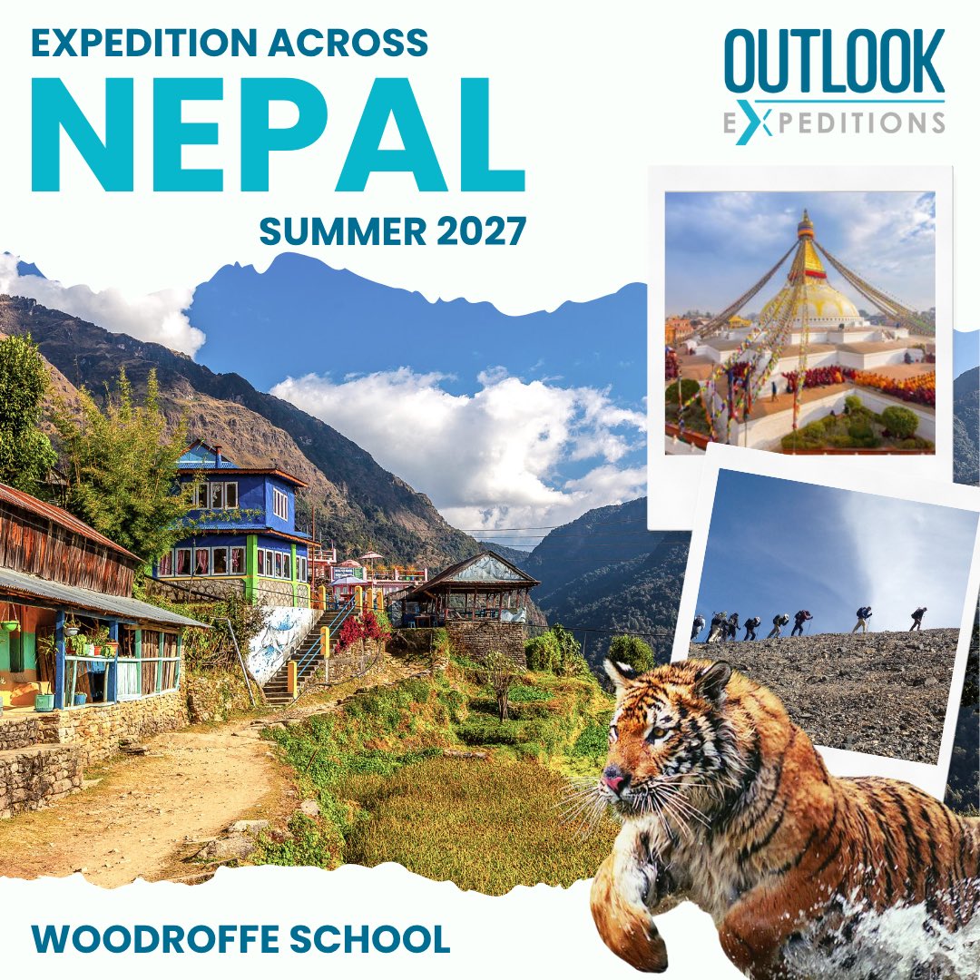Y10, 11 &amp; 12

This Thursday at 6.30pm is our webinar about our expedition to Nepal in 2027. 

If you are interested in finding out more, sign up to the webinar. 

Any prospective students looking to join our 6th Form, contact our school office to find out more details.