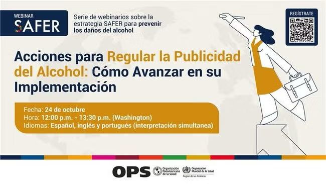 🍷🧠 CIJ te invita al webinario de la OPS:
“𝑨𝒄𝒄𝒊𝒐𝒏𝒆𝒔 𝒑𝒂𝒓𝒂 𝑹𝒆𝒈𝒖𝒍𝒂𝒓 𝒍𝒂 𝑷𝒖𝒃𝒍𝒊𝒄𝒊𝒅𝒂𝒅 𝒅𝒆𝒍 𝑨𝒍𝒄𝒐𝒉𝒐𝒍: Cómo Avanzar en su Implementación.” 🌎
🎯 Se compartirán estrategias y experiencias para avanzar en el Plan de Acción Global y la iniciativa