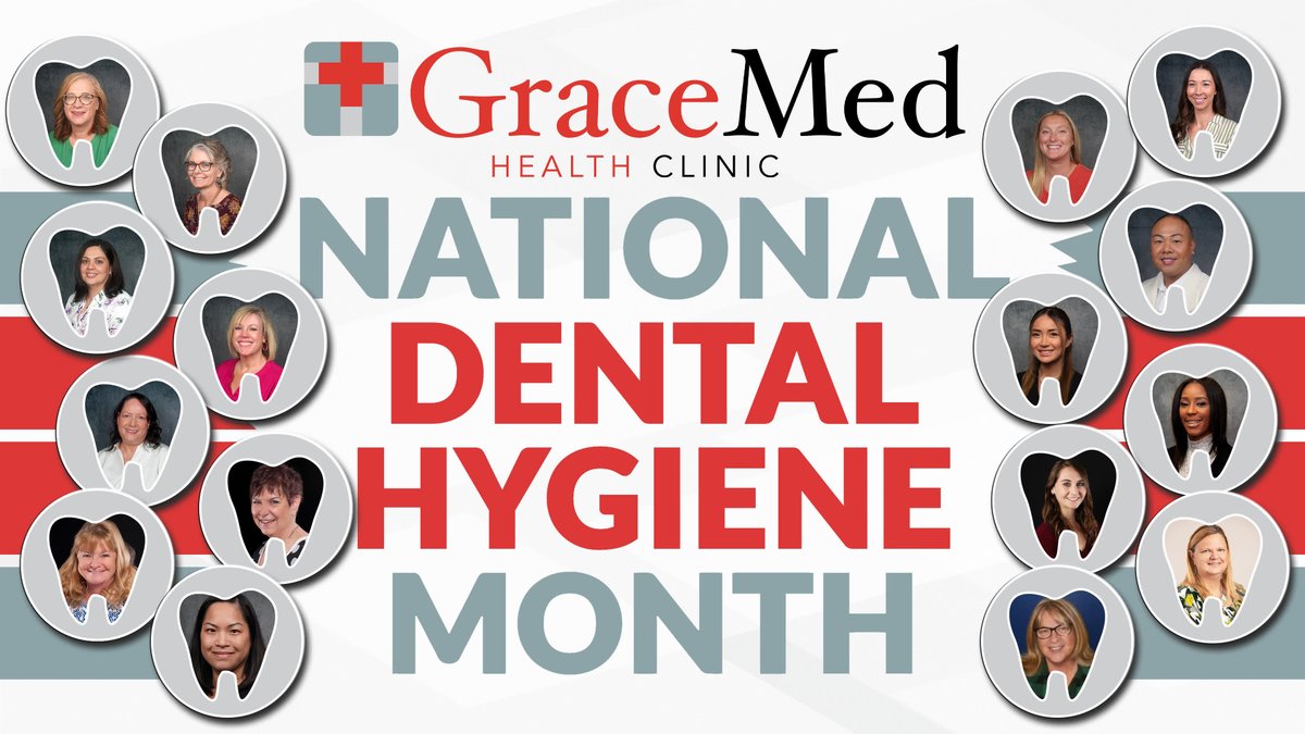 🪥 It's National Dental Hygiene Month! We're celebrating our 16 incredible GraceMed hygienists—bringing experience from 38+ years to fresh new grads. Thank you for keeping our smiles healthy and our patients cared for! 💙🦷
#NationalDentalHygieneMonth #GraceMed