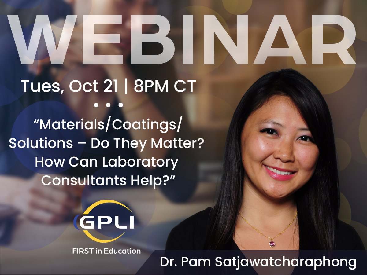 GPLensInstitute's tweet photo. This webinar with Dr. Pam Satjawatcharaphong on Tuesday, October 21st is a great opportunity to get a comprehensive review on contact lens materials, coatings, and solutions. Each of these things can make or break a contact lens fit! Register now: https://t.co/leEnyaOrSG https://t.co/FRoFkCI3Dt