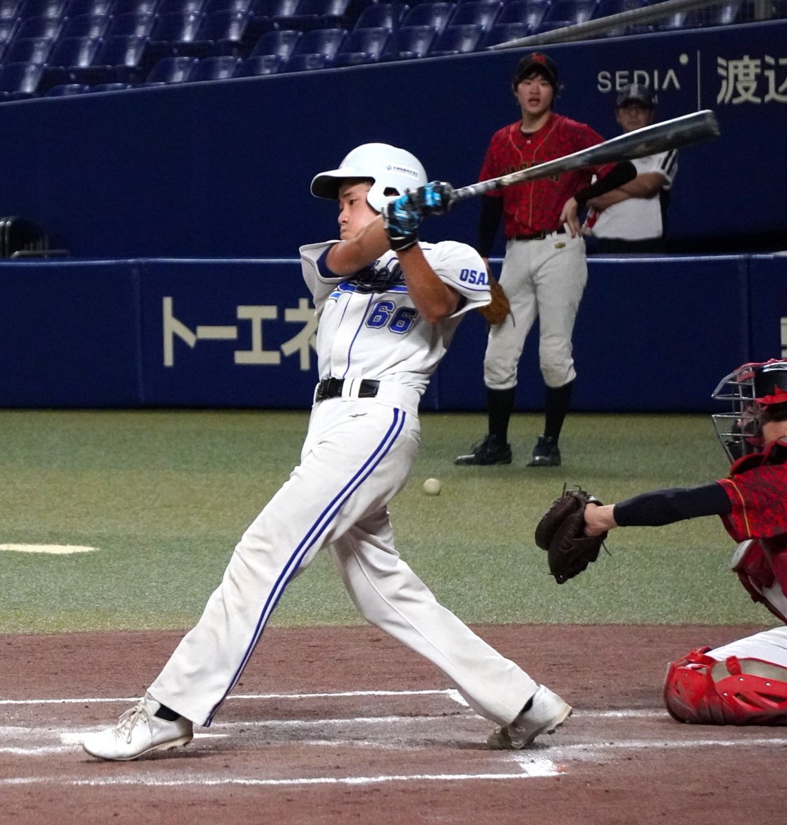 kandaiub's tweet photo. アスリード春大会の関西王者として、先日バンテリンドームで早稲田大学LSと対戦しました。序盤バタつきましたが、逆転勝ちで東西対決を制しました✌ https://t.co/xhE6jC1frf