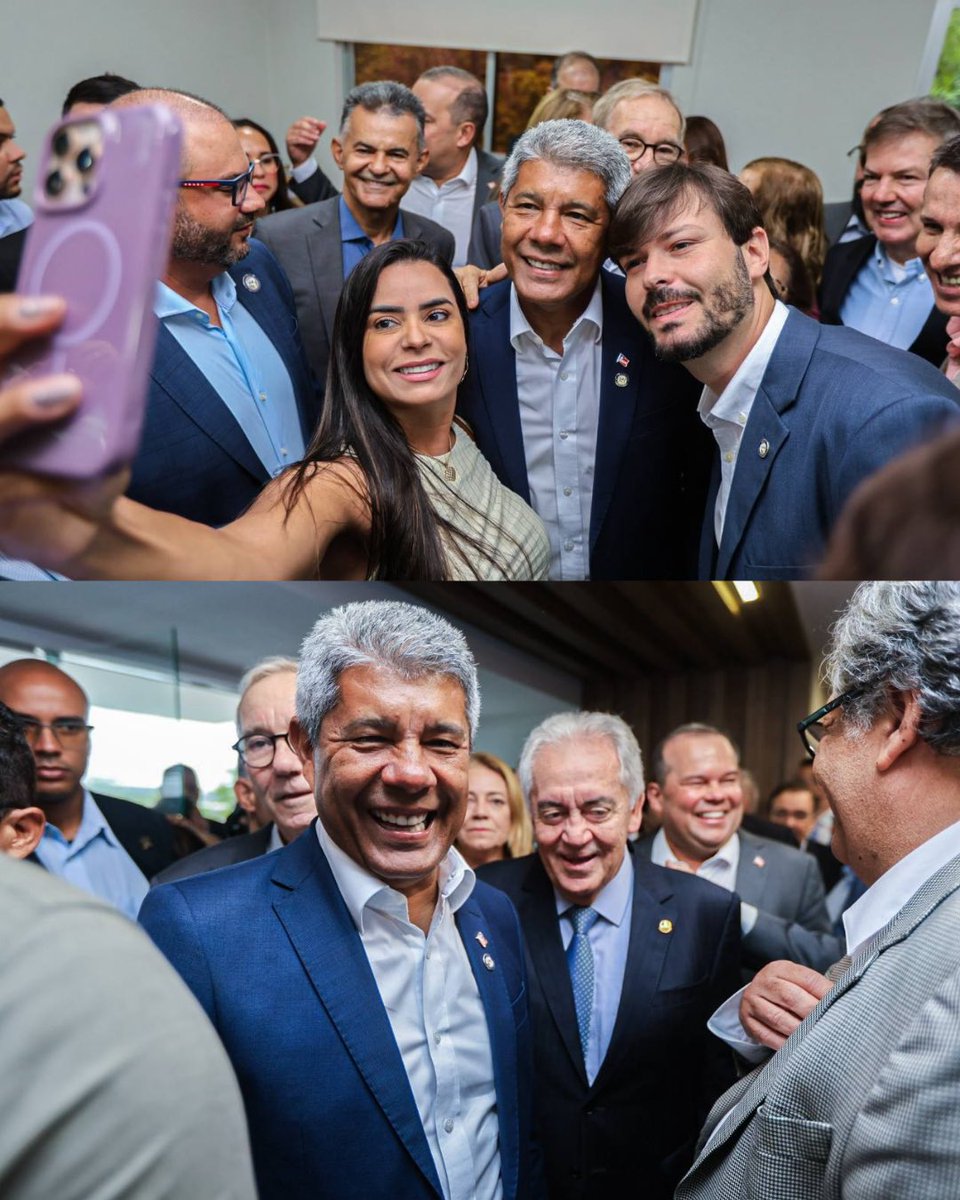 Parceria que transforma. 🤝🏾Hoje anunciamos novas policlínicas regionais, UBSs e CAPS pelo Novo PAC — mais saúde chegando para perto do povo. Anunciamos ainda a ampliação da sede da União dos Municípios da Bahia (UPB), que vai seguir ainda mais estruturada para apoiar os