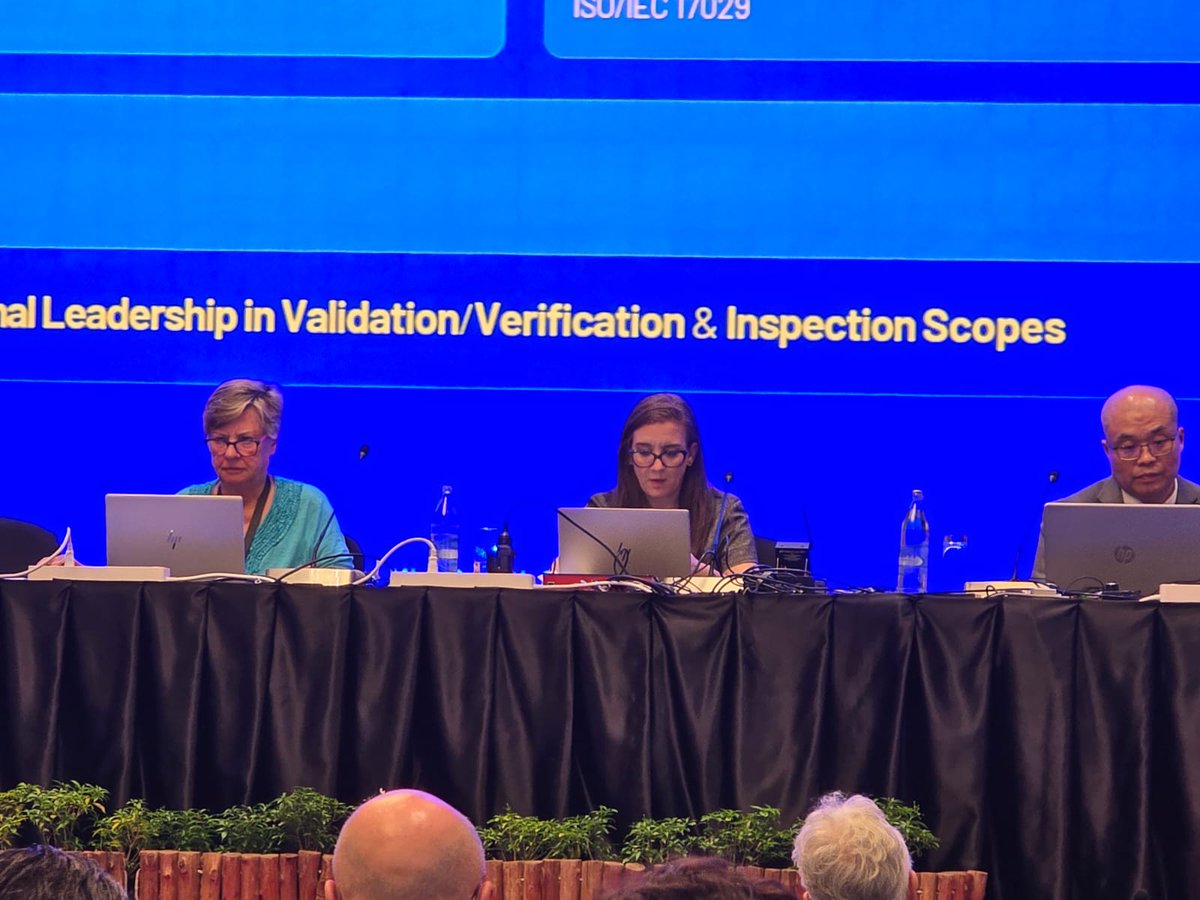 🌎 Paola Mársico, de OAA, preside el Joint Development Support Committee (JDSC) de IAF e ILAC, impulsando el fortalecimiento de capacidades en países en desarrollo y su participación en acuerdos internacionales. 

iaac.org.mx/es/articulos/p…