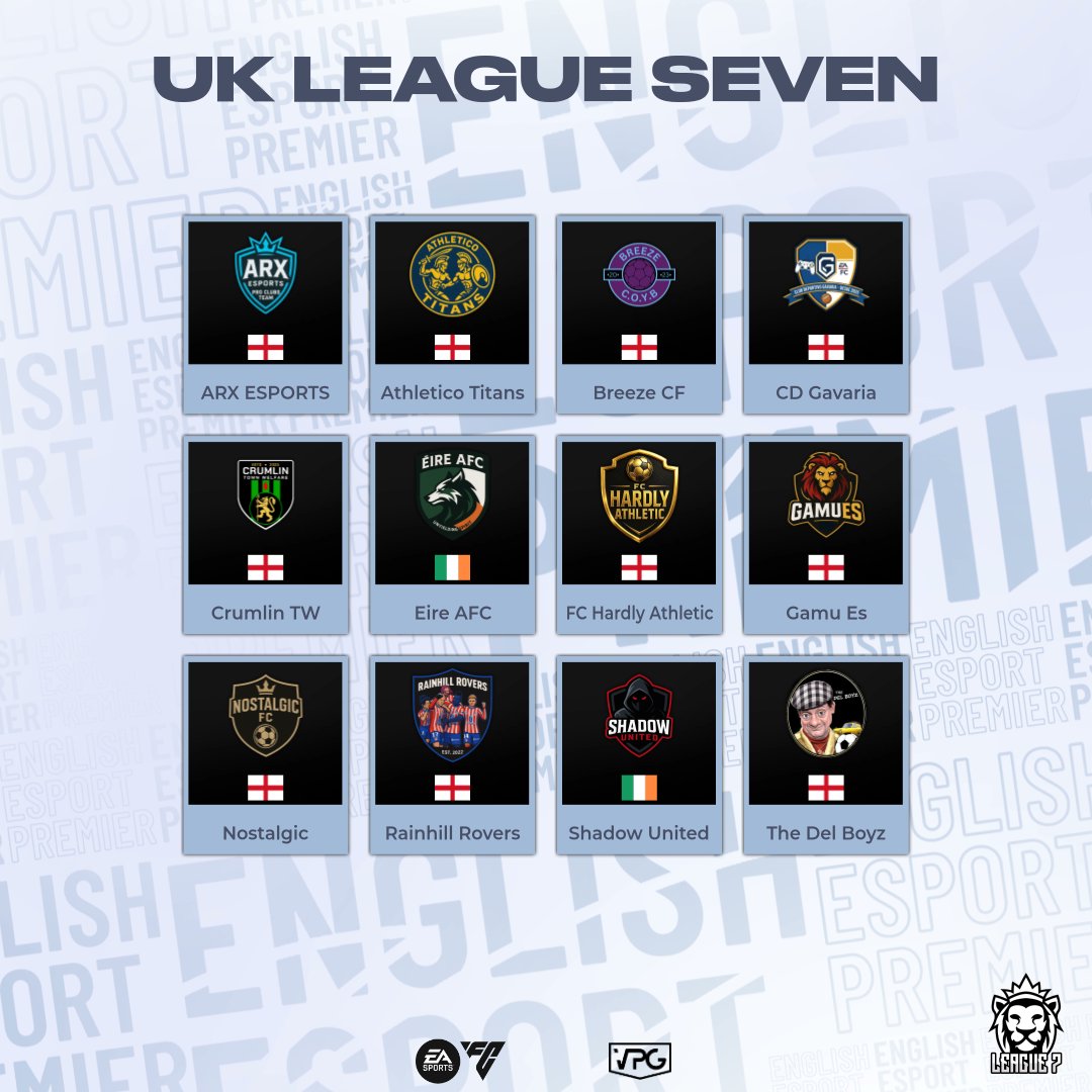 ⚽ Welcome to the <a href="/VPGUK/">VPG United Kingdom</a> League 7!
🎮 We’re BACK for the first season on <a href="/EASPORTSFC/">EA SPORTS FC</a>!
🗓️ Matchdays: Mon, Tue &amp; Thu
⏰ 20:00–20:25 UK Time

Good luck to all teams!
📜 Rules: virtualprogaming.com/news/61f2a9e4c…

#FC26 #VPG #ProClubs #EAFC
#WhereTheChampionsPlay