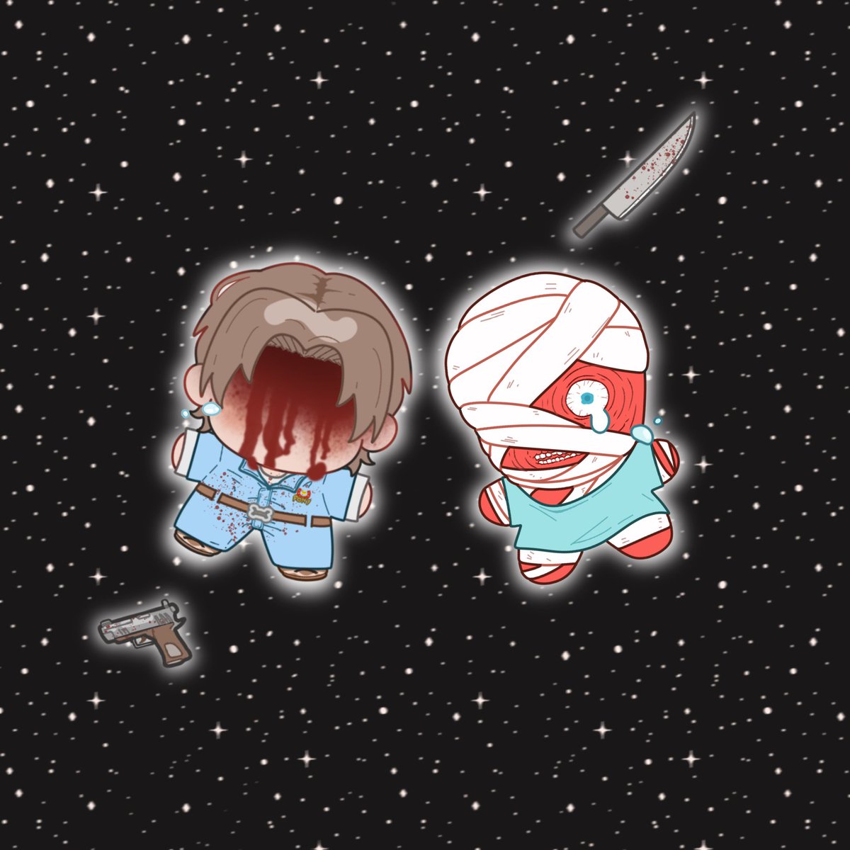 🧼📦🎂⭐️🔫🔪
Till death do us part 

#JimCurly #Mouthwashing