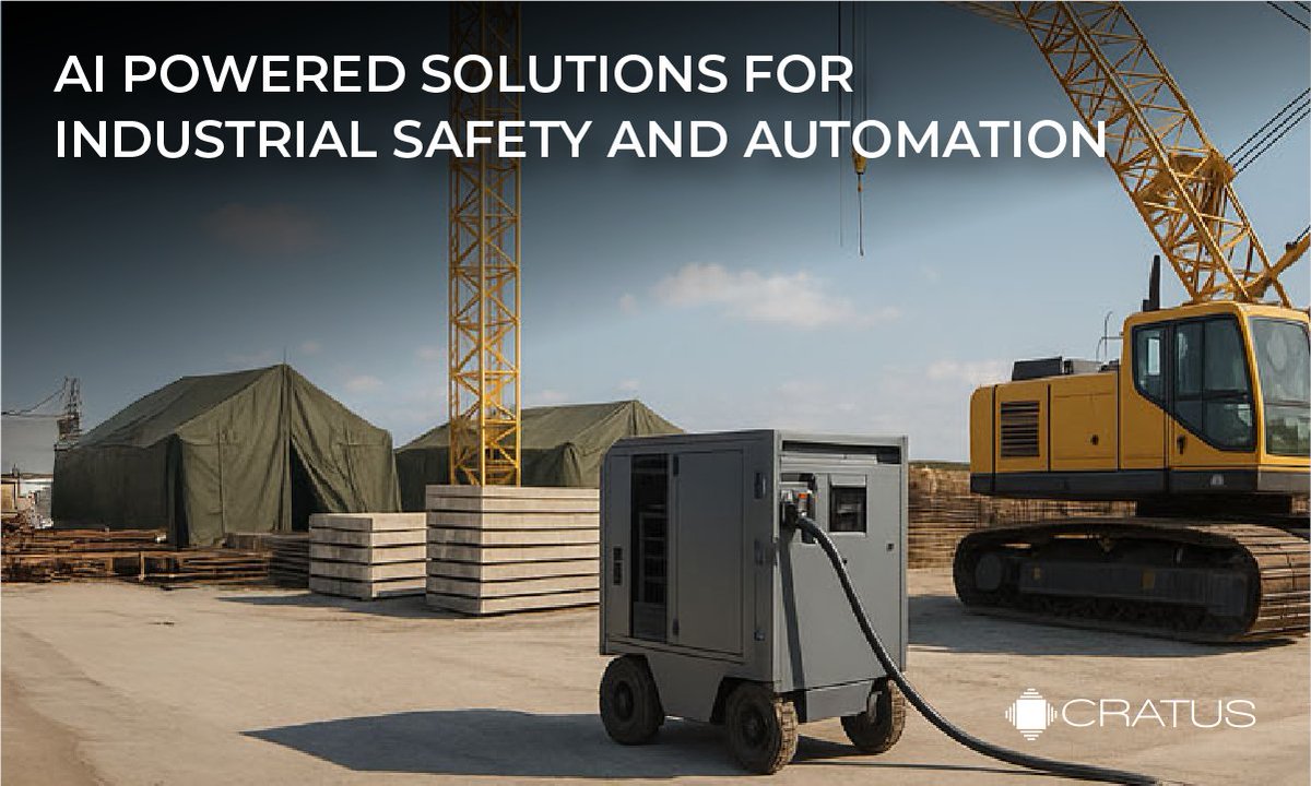 CRATUSTECH's tweet image. At Cratus, we’re redefining industrial safety and automation.
Our AI driven vision systems power smarter, safer, and more connected operations.
Learn more: cratustech.com/engineering-in…
#IndustrialAutomation #AI #Safety #Cratus #SmartIndustry