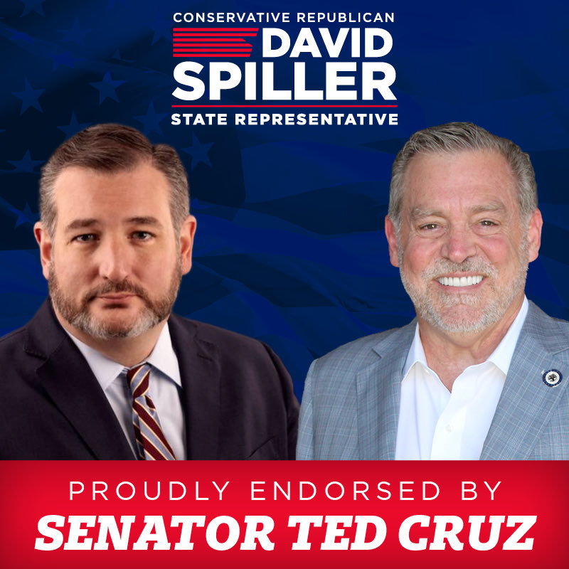 I’m honored to receive the endorsement of Senator <a href="/tedcruz/">Ted Cruz</a> in my re-election campaign for Texas House District 68. Senator Cruz’s unwavering commitment to conservative principles, limited government, and defending Texas values inspires me every day. I will continue to work