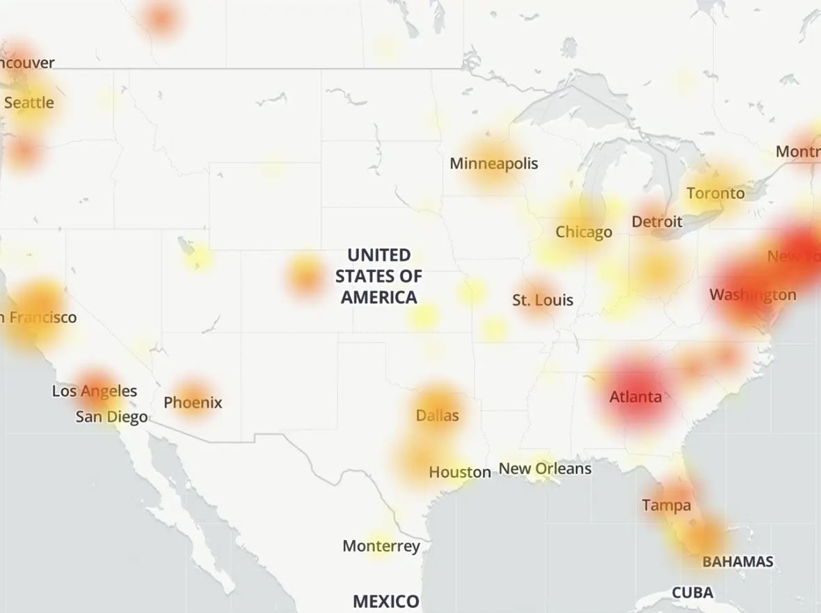 Datamensional's tweet image. Amazon Web Services (AWS) experienced another outage this October, affecting several major websites and apps. Similar incidents happened in 2020 and 2021. #datavisualization #AWS #bigdata tinyurl.com/yvfcc7ev