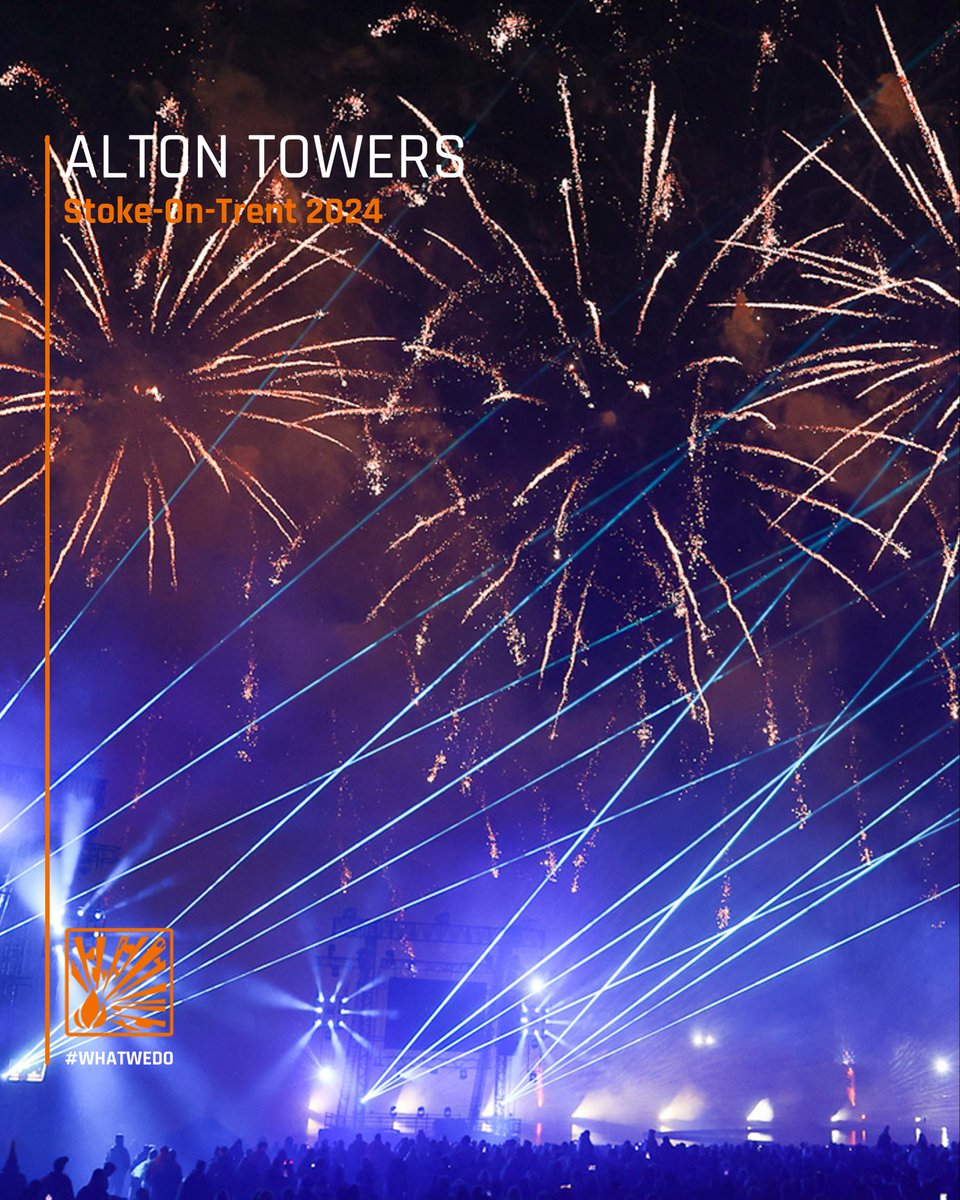 🎇 | Here’s a throwback to our lasers at last years Alton Towers fireworks display!

⚡️ | We thought we would share a throwback to last years Alton Towers end-of-season celebration where we were tasked with providing a laser display to go alongside the fireworks. The show