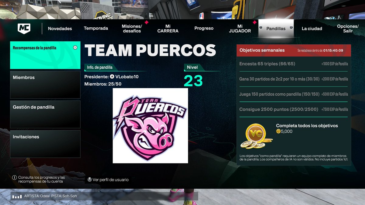<a href="/TeamPuercos/">TEAM PUERCOS</a> x <a href="/NBA2K/">NBA 2K</a> 😈

Como buenos puercos, nos gusta palpar diferentes tipos de balones. Ya sea por su forma, textura… el tema es experimentar con varios tipos de esferas 🐷

Crew familiar, buen rollo y cada uno aporta su granito. Las puertas están abiertas.

BALLIN’ 🏀
