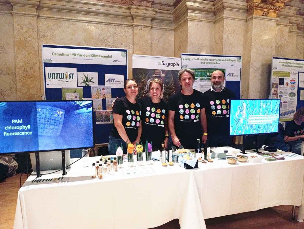 AITtomorrow2day's tweet photo. AIT #Bioresources beim #Forschungsfest #NÖ 2025 – #Biokontrolle (#SAGROPIA, #BIOVEXO) und Camelina-Resilienz (#UNTWIST) im Fokus. Nachbericht &amp; Links: https://t.co/bbHivQV2UD
#Pflanzenschutz #Biocontrol #UNTWIST #SAGROPIA #BIOVEXO #HealthandBioresources #microbesandplants https://t.co/gSgGv73fja