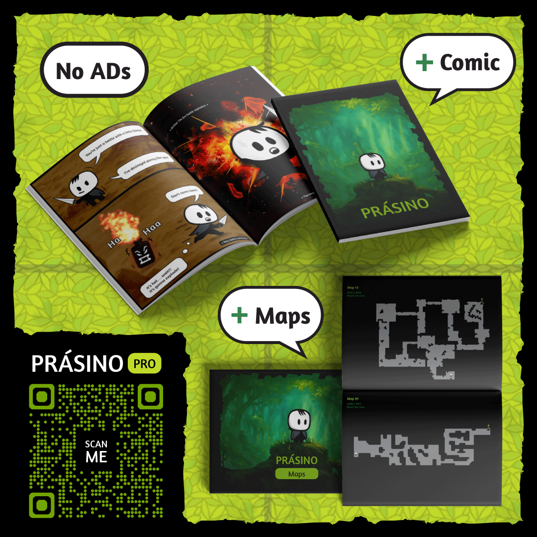 KasunMIU's tweet photo. Experience Prasino🍃 on Web, PC, and Android!
Both Free and Pro versions are available.

With the Pro👑 version, you’ll get:
▸ No ads
▸ Pro skin
▸ Level maps
▸ Prasino comic 

Visit the official website: https://t.co/9vE1mLeoZ7

#Miusoft #Prasino https://t.co/3rZj1EQqsS