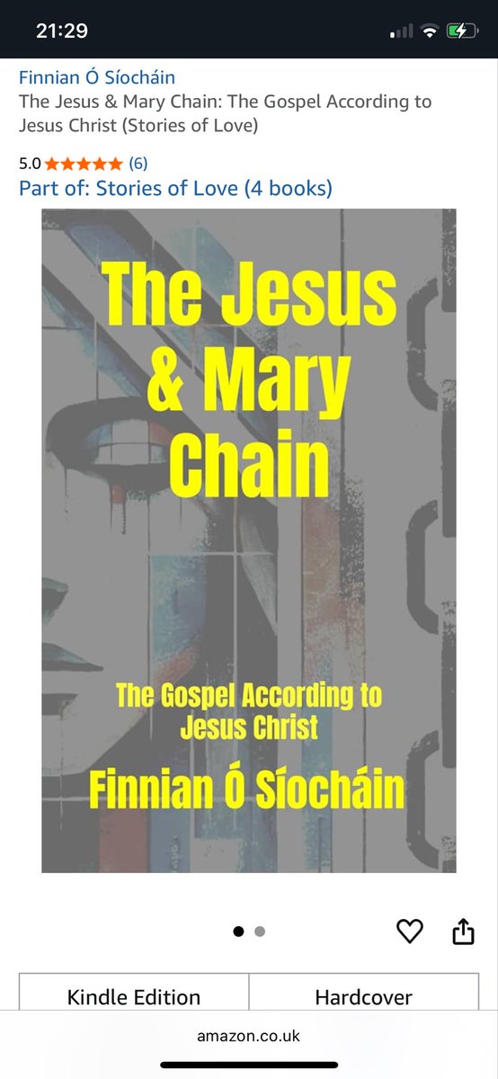 dez_dickerson's tweet photo. @ShawnOnMission @sola_chad Agreed. I thought ‘The Jesus and Mary Chain’ by Finnian O’Siochain did an equally good job in the literary world too. It’s great when art encourages interaction with the divine.❤️ https://t.co/MRynMfX1zj