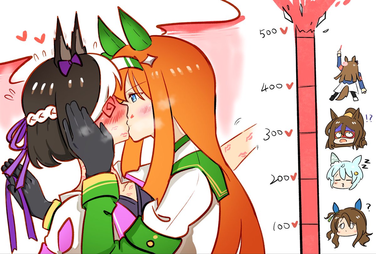 1ofAgnesDigital's tweet photo. #umamusme SpecialWeek : Suzuka-san’s kiss ahhh…! I can’t breathe!!! https://t.co/B0txStQxrY