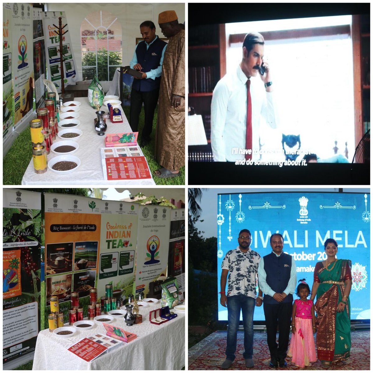 🇮🇳 diaspora in 🇲🇱 celebrated #Diwali with traditional fervour. Colourful cultural performances by 🇮🇳 diaspora, India-Mali Amity Association &amp; Indophiles were the highlights. Visitors also enjoyed 🇮🇳 delicacies, handicrafts, textiles &amp; The Diplomat 🎬. <a href="/MEAIndia/">Randhir Jaiswal</a> <a href="/IndianDiplomacy/">Indian Diplomacy</a>