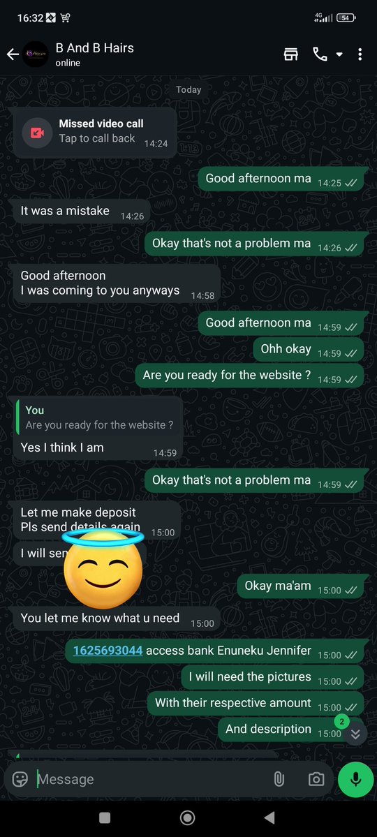 jenniephare's tweet image. I got a gig few minutes ago ♥️
Some time ago I was referred by a previous client to her but she told me she wasn't ready for a website ..Today she said she is and paid for her e-commerce website ..A client from the UK btw♥️