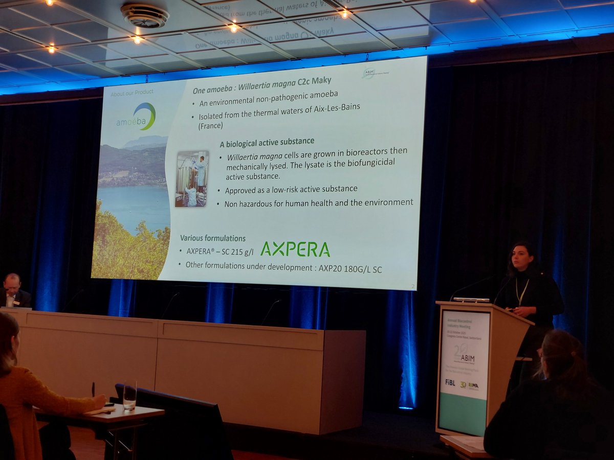 AmoebaNature's tweet photo. C’est parti pour l’#ABIM2025 🇨🇭
Annabelle a présenté les derniers résultats d’#AXPERA 🌿
Ce soir : cérémonie Bernard Blum 🏆
#Biocontrôle #Innovation #Amoéba https://t.co/J4mtbHmooK