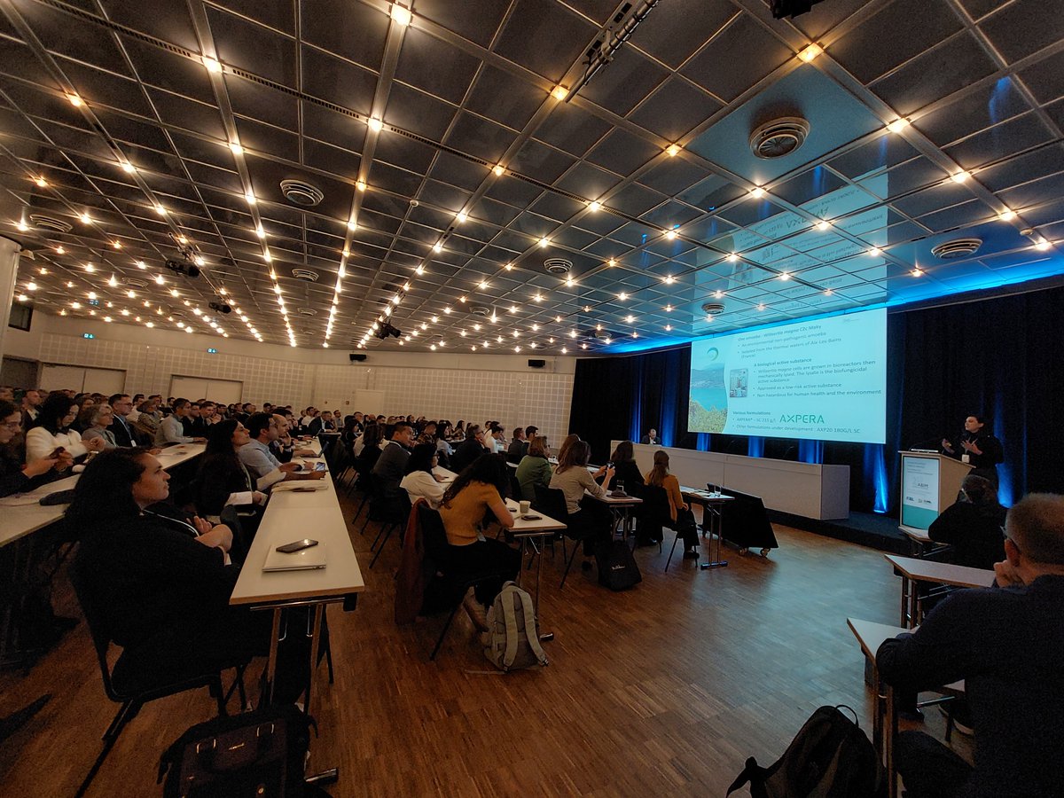 C’est parti pour l’#ABIM2025 🇨🇭

Annabelle a présenté les derniers résultats d’#AXPERA 🌿

Ce soir : cérémonie Bernard Blum 🏆

#Biocontrôle #Innovation #Amoéba