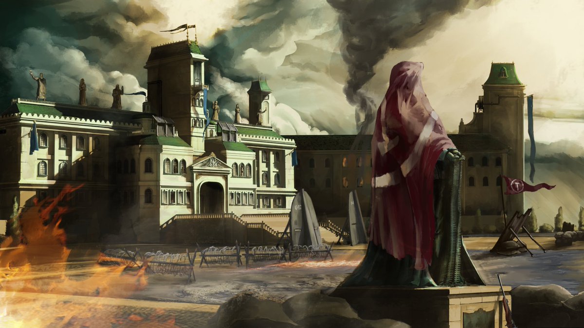 james_d_patton's tweet image. Anyone fancy storming the imperial palace?

In Duskpunk, my dice-driven RPG, you can help kick the Emperor off a balcony.

Or you can arrest him quietly, if you&apos;re boring.