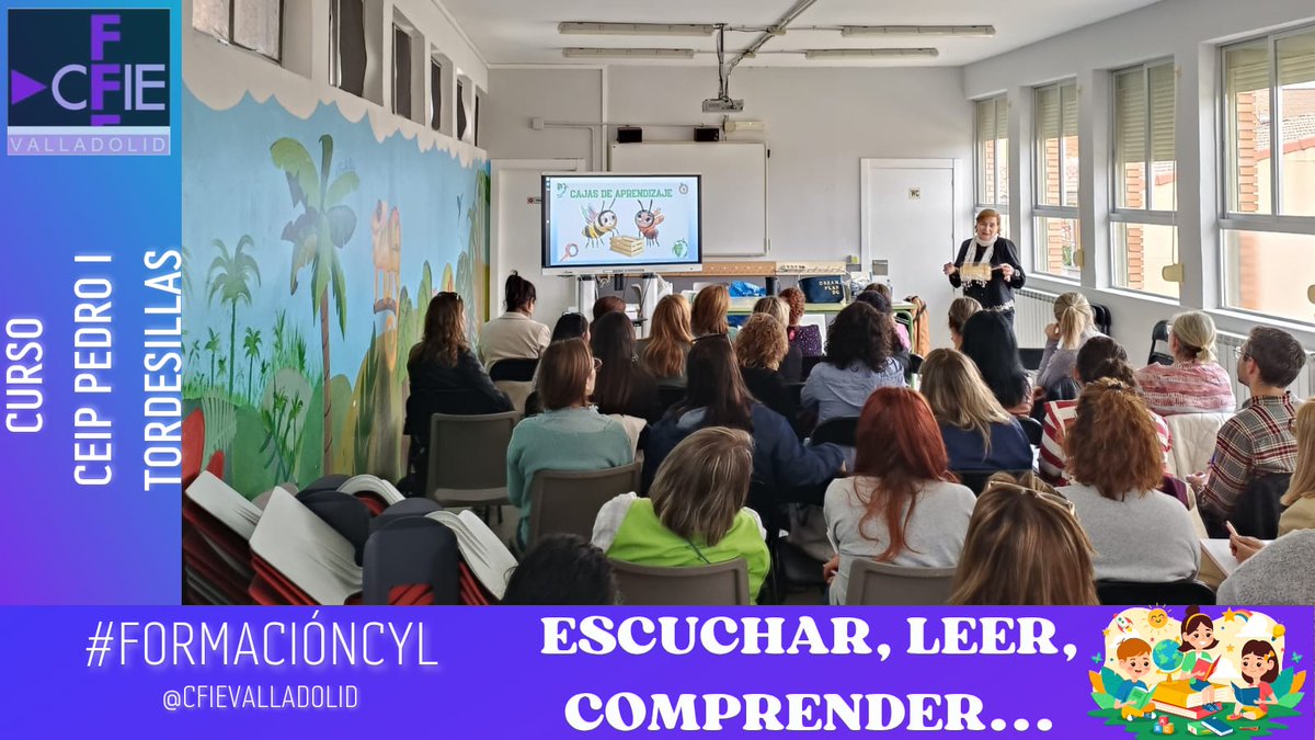 CFIE VALLADOLID (@cfievalladolid) on Twitter photo Empezamos el curso: 𝕖𝕤𝕔𝕦𝕔𝕙𝕒𝕣, 𝕝𝕖𝕖𝕣, 𝕔𝕠𝕞𝕡𝕣𝕖𝕟𝕕𝕖𝕣... en el <a href="/COLEGIOPEDROI/">CEIP PEDRO I</a> con Estíbaliz Rueda, directora del CEIP Las Candelas de Burgos.
📦Cajas de aprendizaje para trabajar la competencia lingüística de manera globalizada 📖 y muchas cosas más‼️
<a href="/educacyl/">Educación JCyL</a> Empezamos el curso: 𝕖𝕤𝕔𝕦𝕔𝕙𝕒𝕣, 𝕝𝕖𝕖𝕣, 𝕔𝕠𝕞𝕡𝕣𝕖𝕟𝕕𝕖𝕣... en el <a href="/COLEGIOPEDROI/">CEIP PEDRO I</a> con Estíbaliz Rueda, directora del CEIP Las Candelas de Burgos.
📦Cajas de aprendizaje para trabajar la competencia lingüística de manera globalizada 📖 y muchas cosas más‼️
<a href="/educacyl/">Educación JCyL</a>