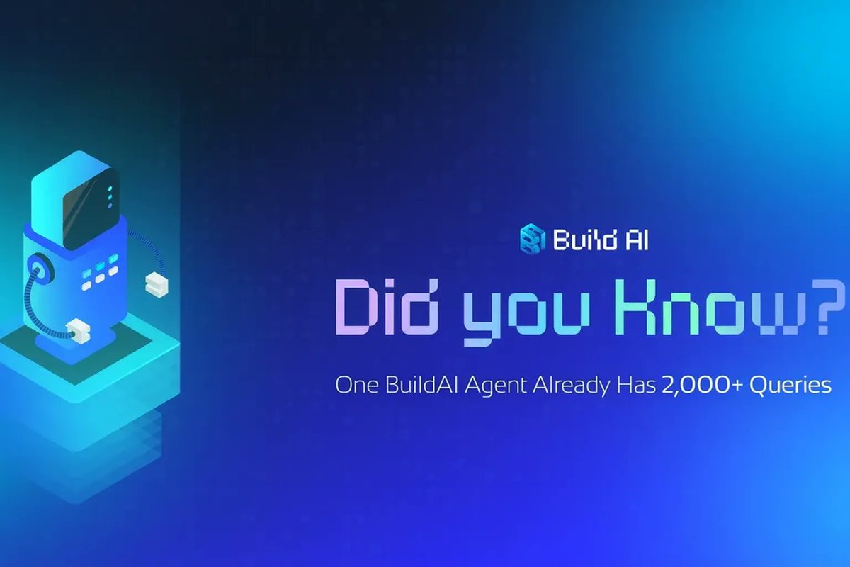 BuildAI_erc's tweet image. ⚙️ Evolving Web2 Workflow ⚙️
BuildAI agents are redefining how traditional businesses scale by automating complex workflows, expanding integrations, and optimizing operations across entire ecosystems.
📊 One of our top web2 clients has already processed over 2,300 queries this…