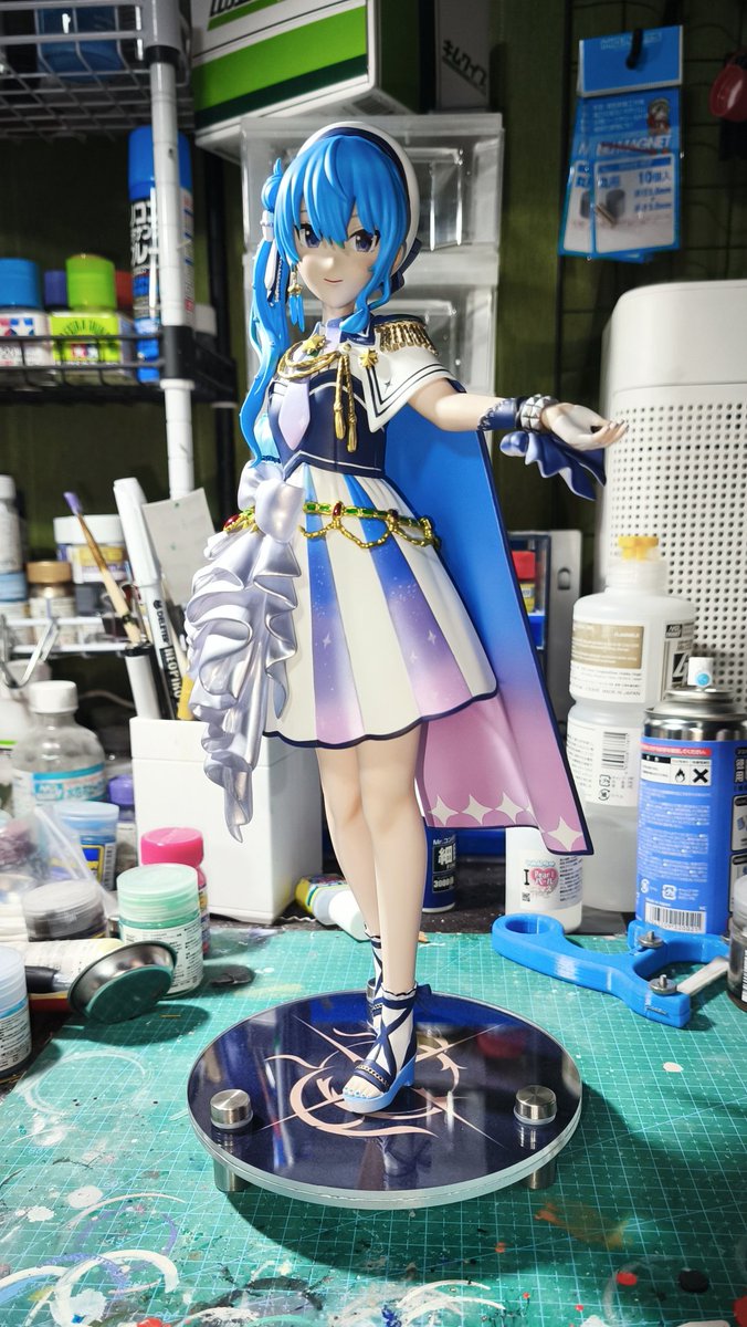 #ガレージキット作ってないひとに作りたくさせるような写真
世界に一つだけの推しが卓上に来ます