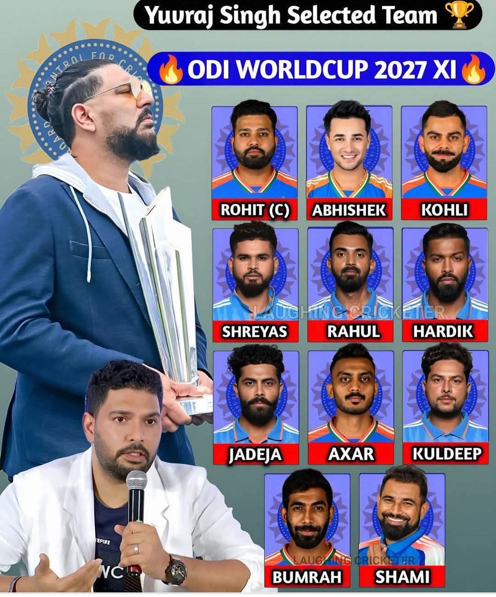 युवराज सिंह ने बनाई ख़तरनाक टीम 🏏