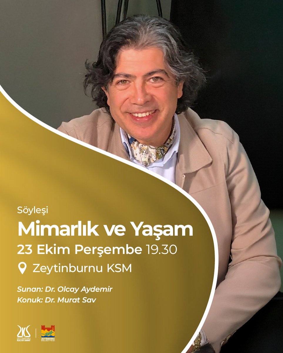 İstanbul’da mimarlığın farklı boyutlarını ele alan Mimarlık ve Yaşam, bu sezonda da sizlerle buluşuyor. 🏛️

Ekim ayında Mimarlık ve Yaşam programında Dr. Olcay Aydemir, “Restorasyonları Koruma Sorunu” nu konuşmak üzere arkeolog Dr. Murat Sav’ı konuk edecek. 💫

<a href="/muratsav_ist/">Dr. Murat Sav</a>