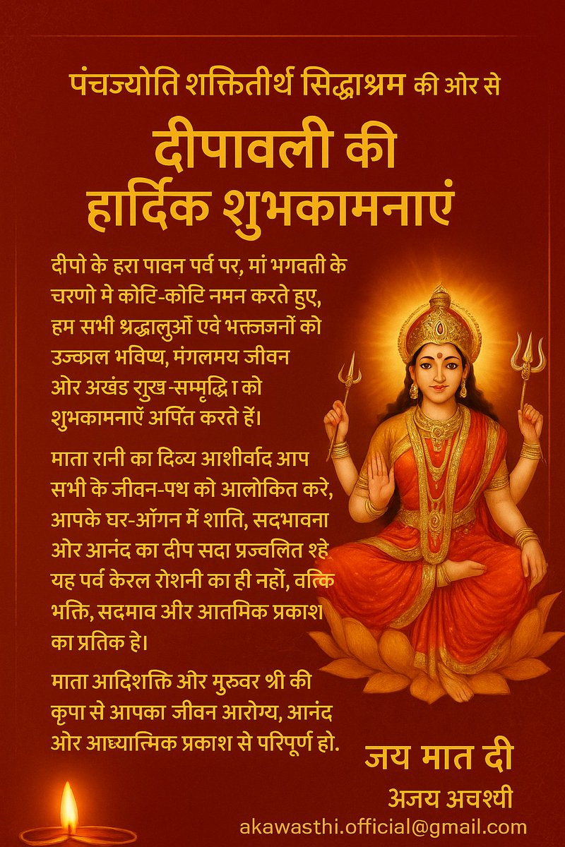 आप सभी को हर्ष, समृद्धि और शुभता से आलोकित दीपावली की मंगलमय शुभकामनाएं!