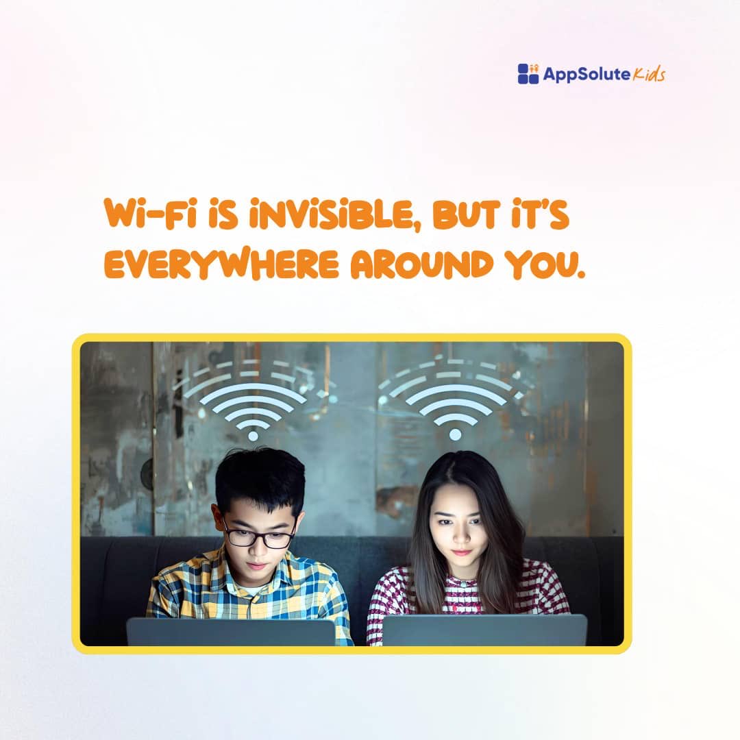 Appsolute_Kids's tweet image. It sounds like magic, right?
But Wi-Fi actually travels through invisible waves in the air. Kind of like how sound moves, just much faster. 

#kidsandtech #techforkids #learningisfun #curiouskids #funtechfacts #smartlearning #scienceforkids #digitallearning #internetforkids #fun