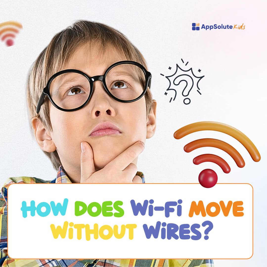 Appsolute_Kids's tweet image. It sounds like magic, right?
But Wi-Fi actually travels through invisible waves in the air. Kind of like how sound moves, just much faster. 

#kidsandtech #techforkids #learningisfun #curiouskids #funtechfacts #smartlearning #scienceforkids #digitallearning #internetforkids #fun