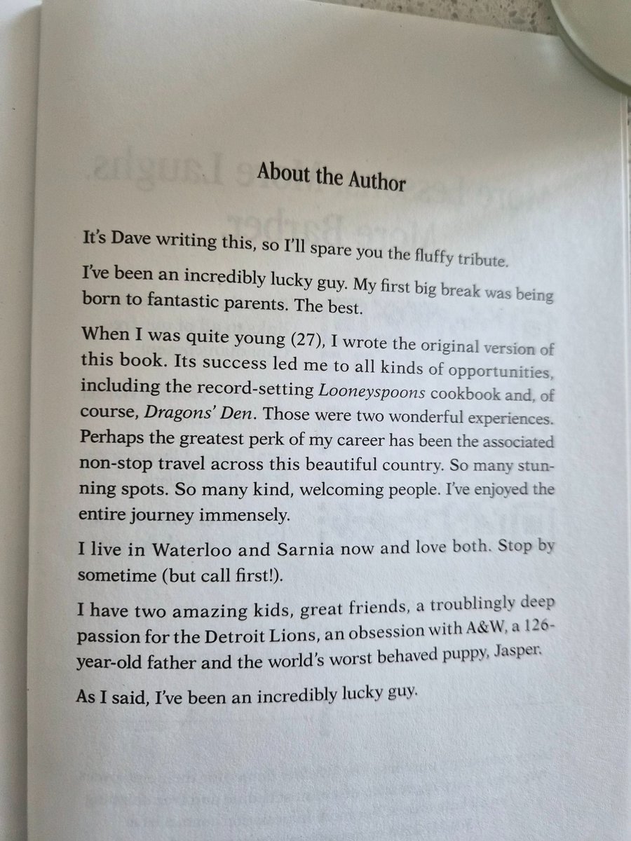 The fully updated "The Wealthy Barber" hits shelves in two weeks. The team thought you may enjoy its unusual "About the Author."