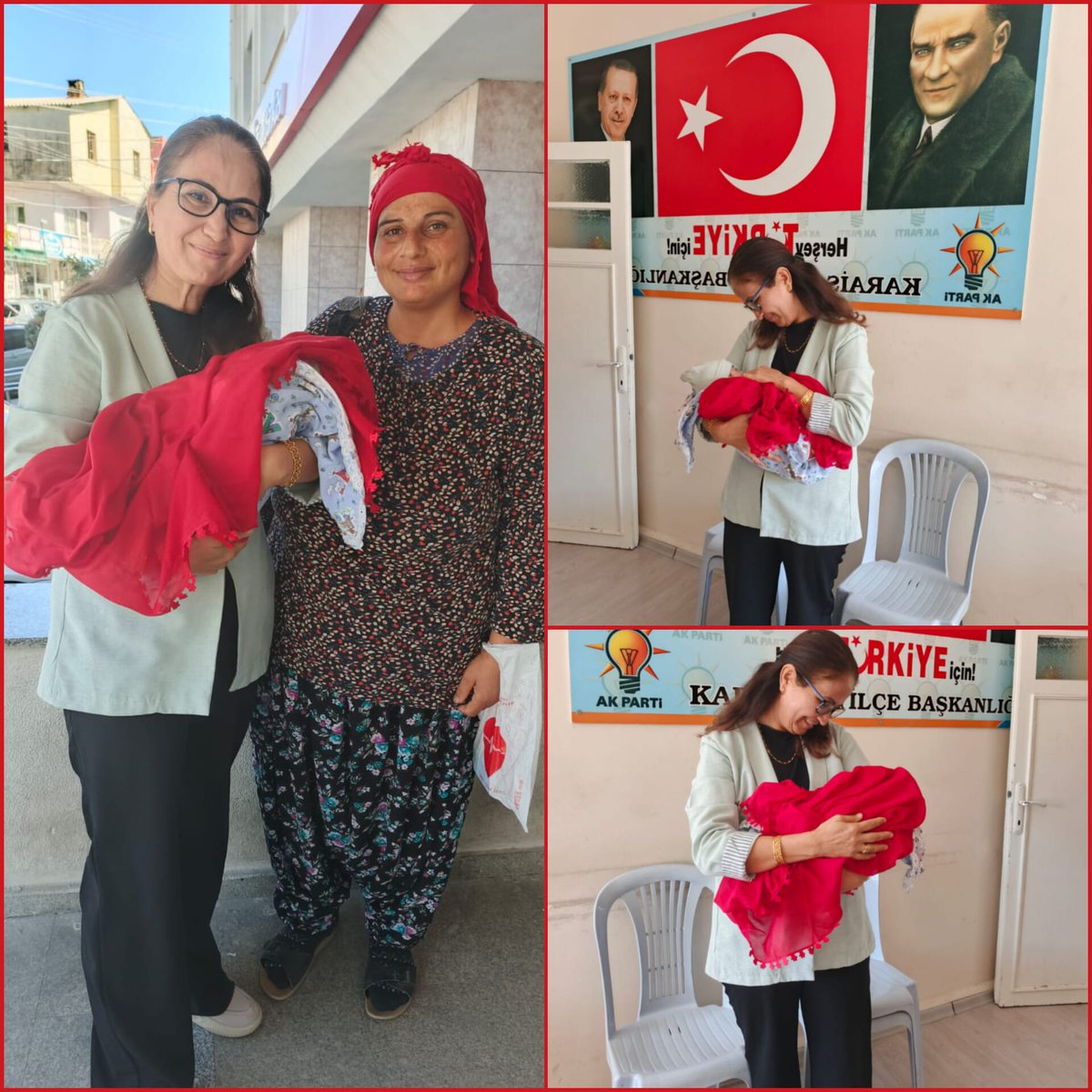 Fatma Yılmaz (@fatma_ylmz001) on Twitter photo 📍KARAİSALI
İlçe Kadın Kolları Başkanı olarak değerli mahalle sakinlerinden Hacer Girgin ile bir araya gelerek hem yeni üyelik kaydını gerçekleştirdik hem de dünyaya yeni gelen bebeğini tebrik ettik #KadınKolları #YeniÜyelik #BirlikBeraberlik #AileOlmak #HayırlıOlsun 📍KARAİSALI
İlçe Kadın Kolları Başkanı olarak değerli mahalle sakinlerinden Hacer Girgin ile bir araya gelerek hem yeni üyelik kaydını gerçekleştirdik hem de dünyaya yeni gelen bebeğini tebrik ettik #KadınKolları #YeniÜyelik #BirlikBeraberlik #AileOlmak #HayırlıOlsun