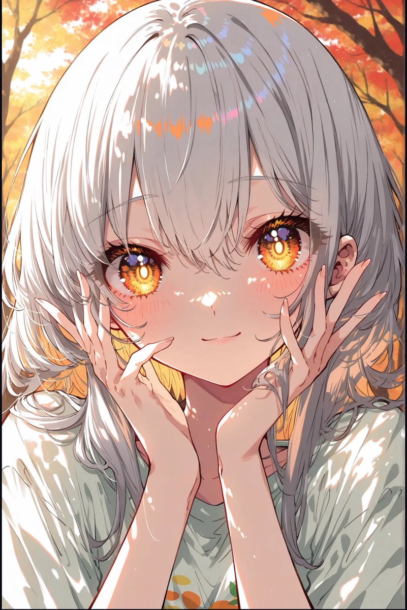 chimu_chimu_c's tweet image. 帰り道寒いー😭
秋はどこへ行った…？？
せめて秋っぽいイラストでおやすみします、皆さんおやすみなさいー💤

#AIart 
#AIイラスト
#AIイラスト好きさんと繋がりたい