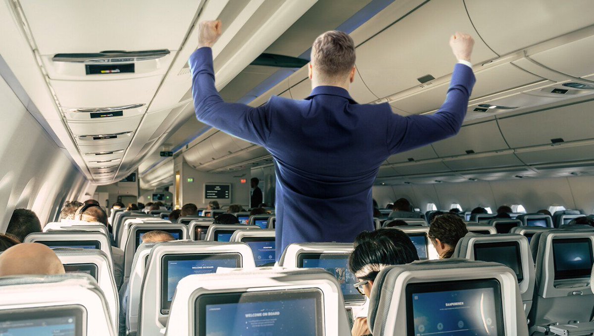 TheBabylonBee's tweet image. Man Receives Gold Medal For Standing Up First When Airplane Stops buff.ly/6QviQJH