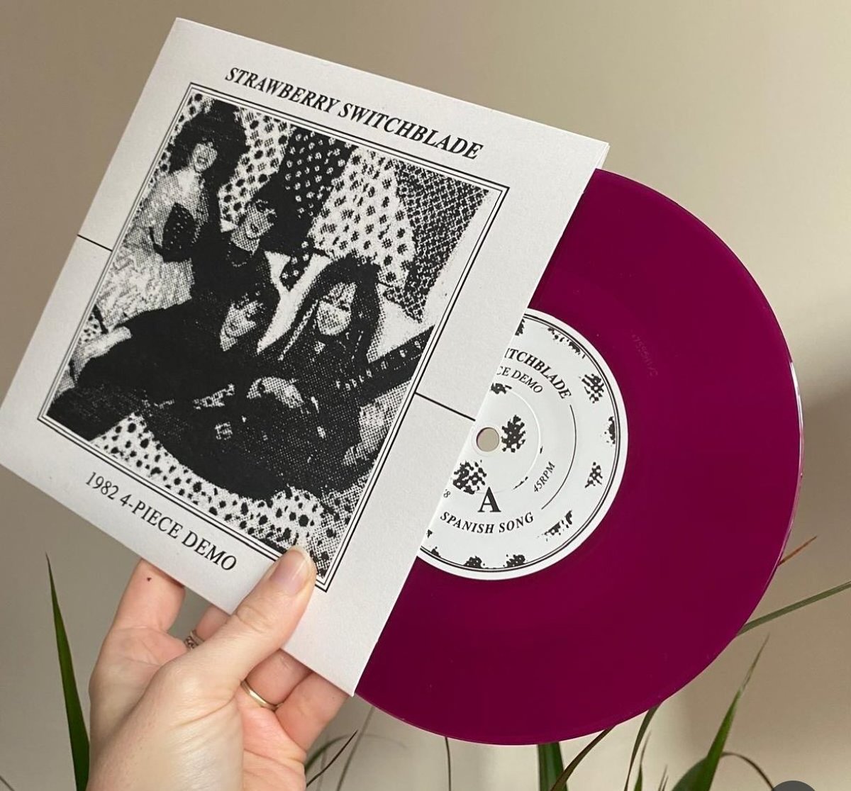 Strawberry Switchblade's 1982 4-Piece Demo EP now available on grape coloured vinyl! Pressed for Japan earlier this year, a few copies are now available direct from the label <a href="/NightSchoolRecs/">Night School Records</a>:
 night-school.bandcamp.com/album/1982-4-p…