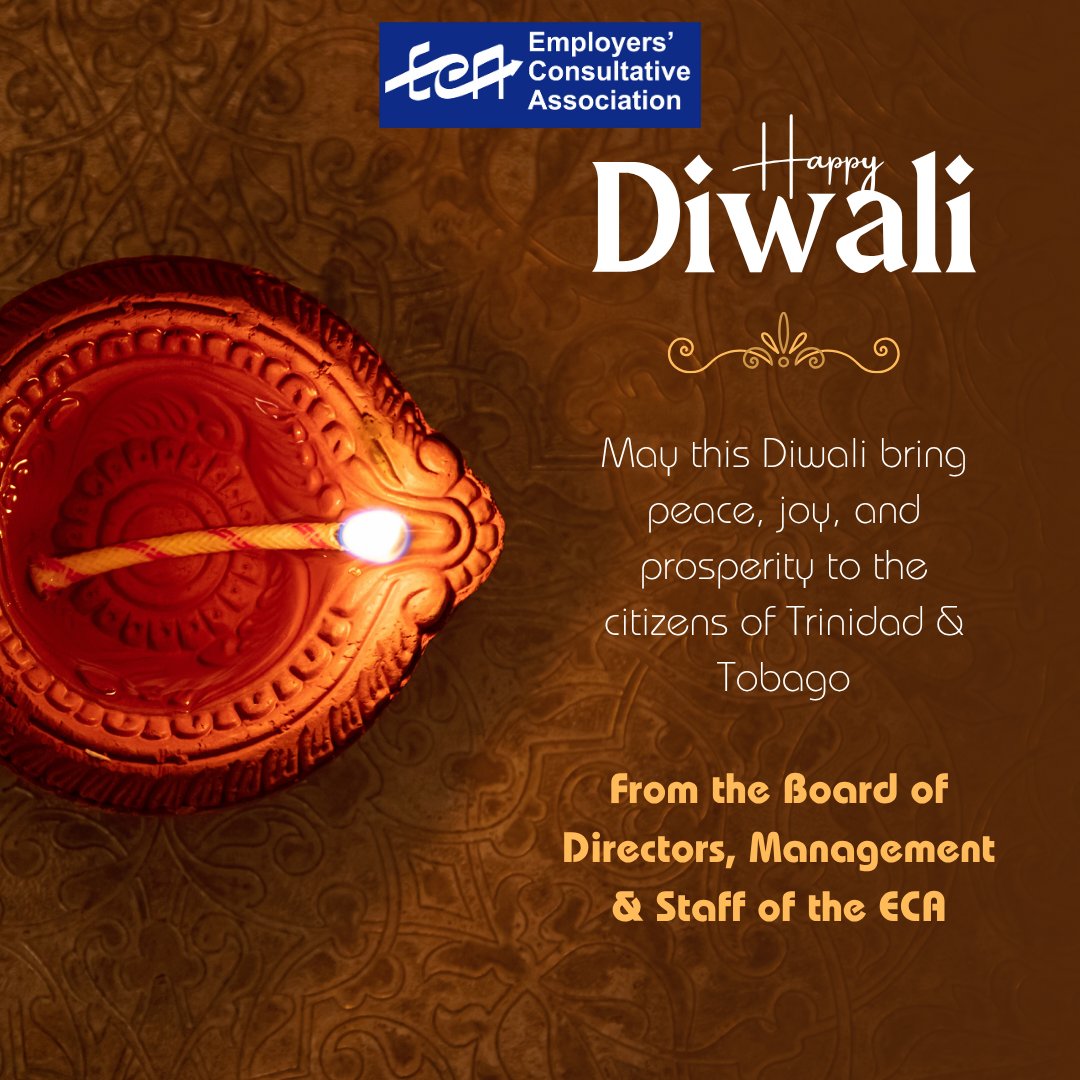 Shubh Diwali from the Board of Directors, Management and Staff of the ECA!