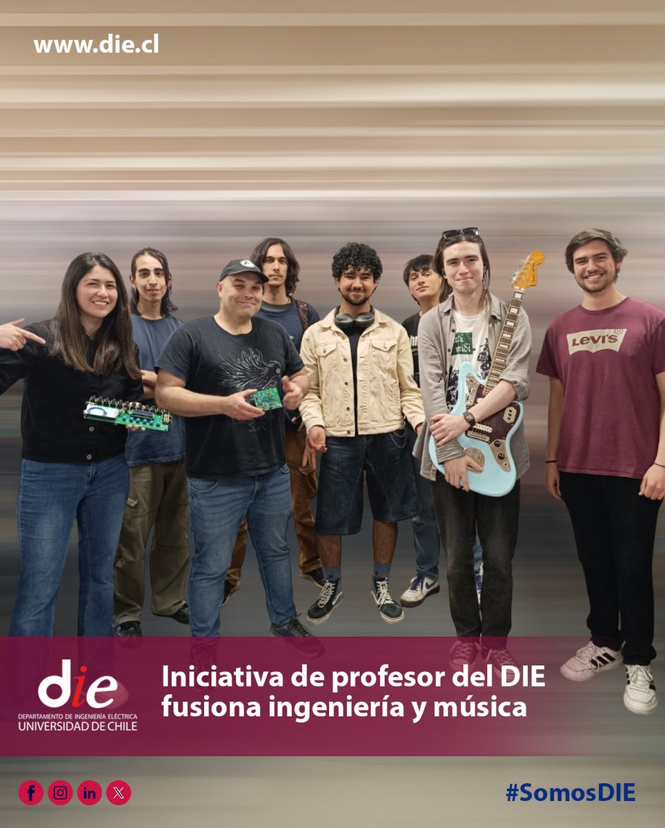 La iniciativa busca que los estudiantes se sumerjan en su pasión, la música, desarrollen equipos electrónicos y generen comunidad 👉 die.cl