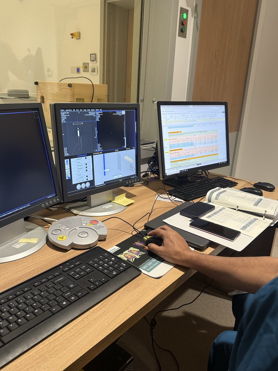 AM7phy_'s tweet image. Annual QC for CT in SPECT. Honestly — so many details🫠! 
But it was an incredible effort by the physicists 👏☢️

🧠 three key lessons:
    💠 Science truly grows through trial and error.
   💠 Real physics moves slowly, but always fascinating.
   💠 keep searching and learning.